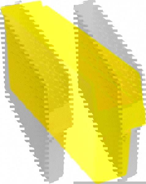 Plastic Hopper Shelf Bin: Yellow
