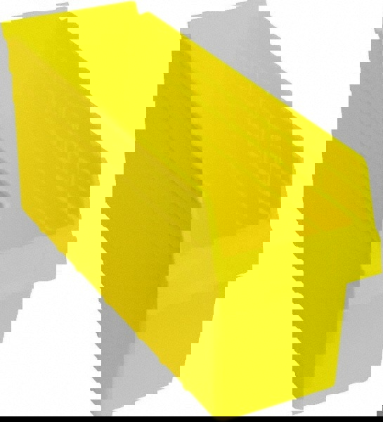 Plastic Hopper Shelf Bin: Yellow