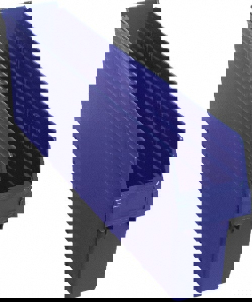 Plastic Hopper Shelf Bin: Blue