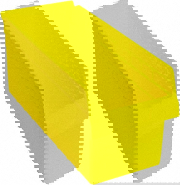 Plastic Hopper Shelf Bin: Yellow