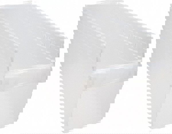 Plastic Hopper Shelf Bin: Clear