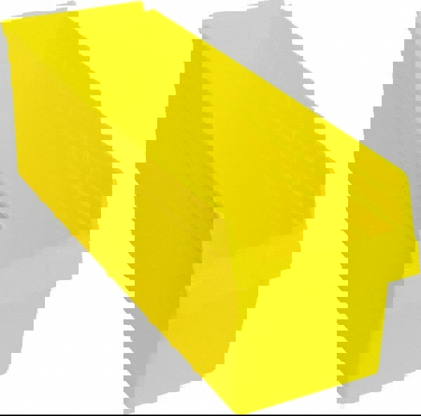 Plastic Hopper Shelf Bin: Yellow