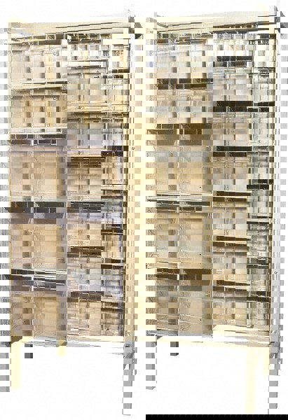 Pick Rack: Free Standing Slider with Tip out Bins, 3,000 lb Capacity, 26