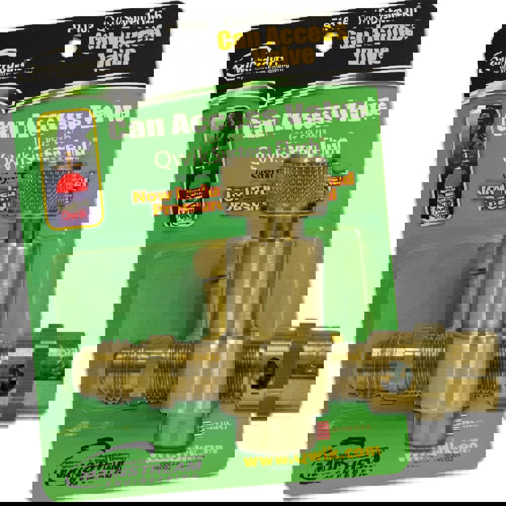 Can Access Valve For Qwik System Flush