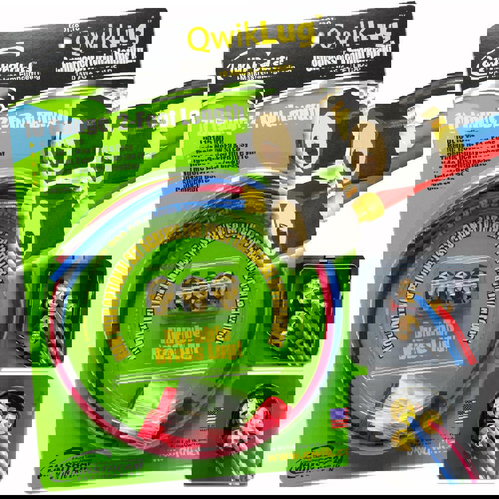 QwikLug Compressor Terminal Repair Kit 10AWG 2FT Leads