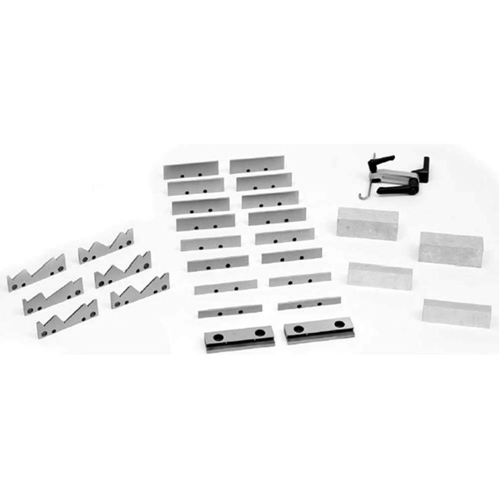 Vise Jaw Sets; Jaw Width (mm): 152.4; Jaw Width (Inch): 6; Set Type: Component Kit; Material: Steel; Vise Compatibility: 6
