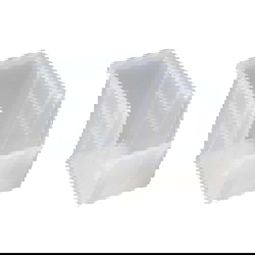 Plastic Hopper Stacking Bin: Clear