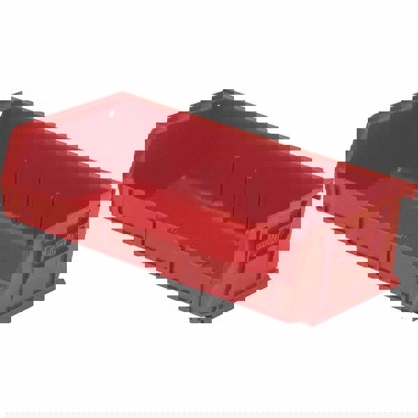 Plastic Hang & Stack Bin: Red
