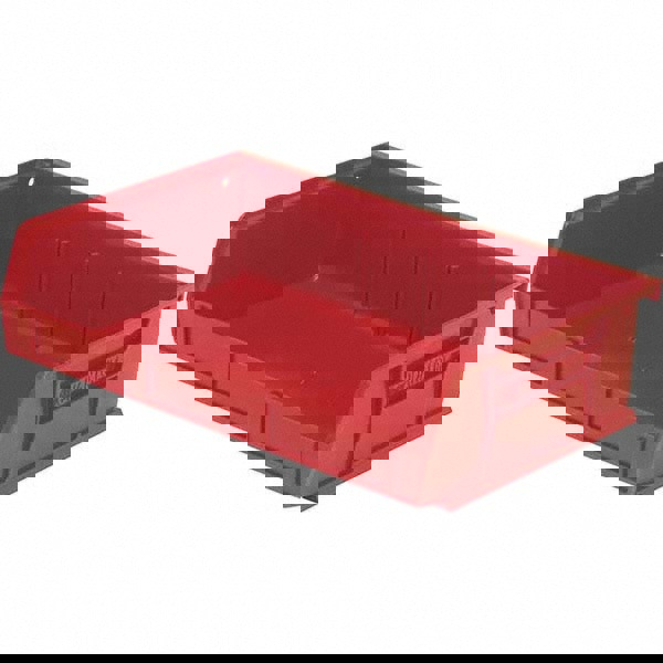 Plastic Hang & Stack Bin: Red