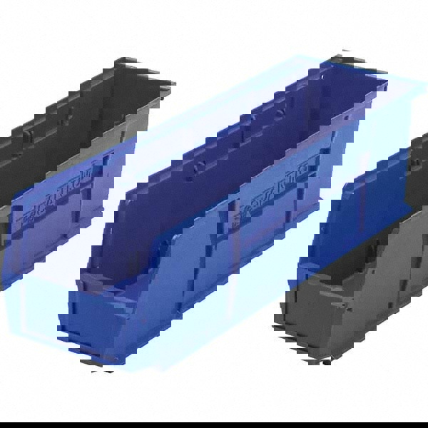 Plastic Hang & Stack Bin: Blue