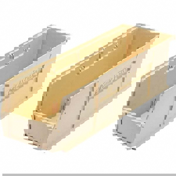 Plastic Hang & Stack Bin: Ivory