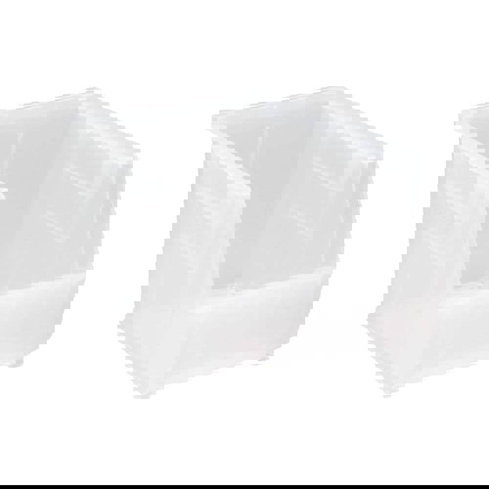 Plastic Hopper Stacking Bin: Clear