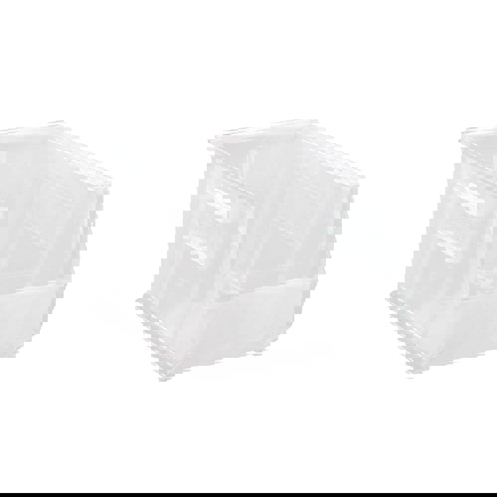 Plastic Hopper Stacking Bin: Clear