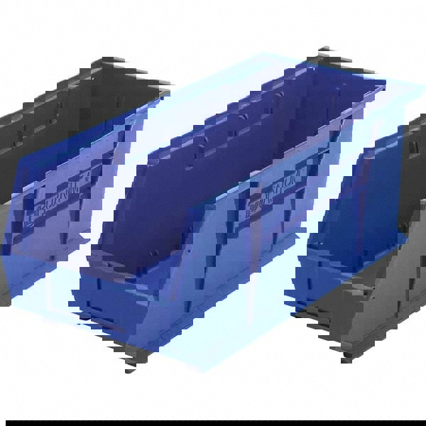 Plastic Hang & Stack Bin: Blue