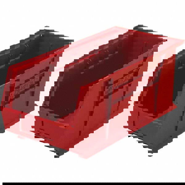 Plastic Hang & Stack Bin: Red