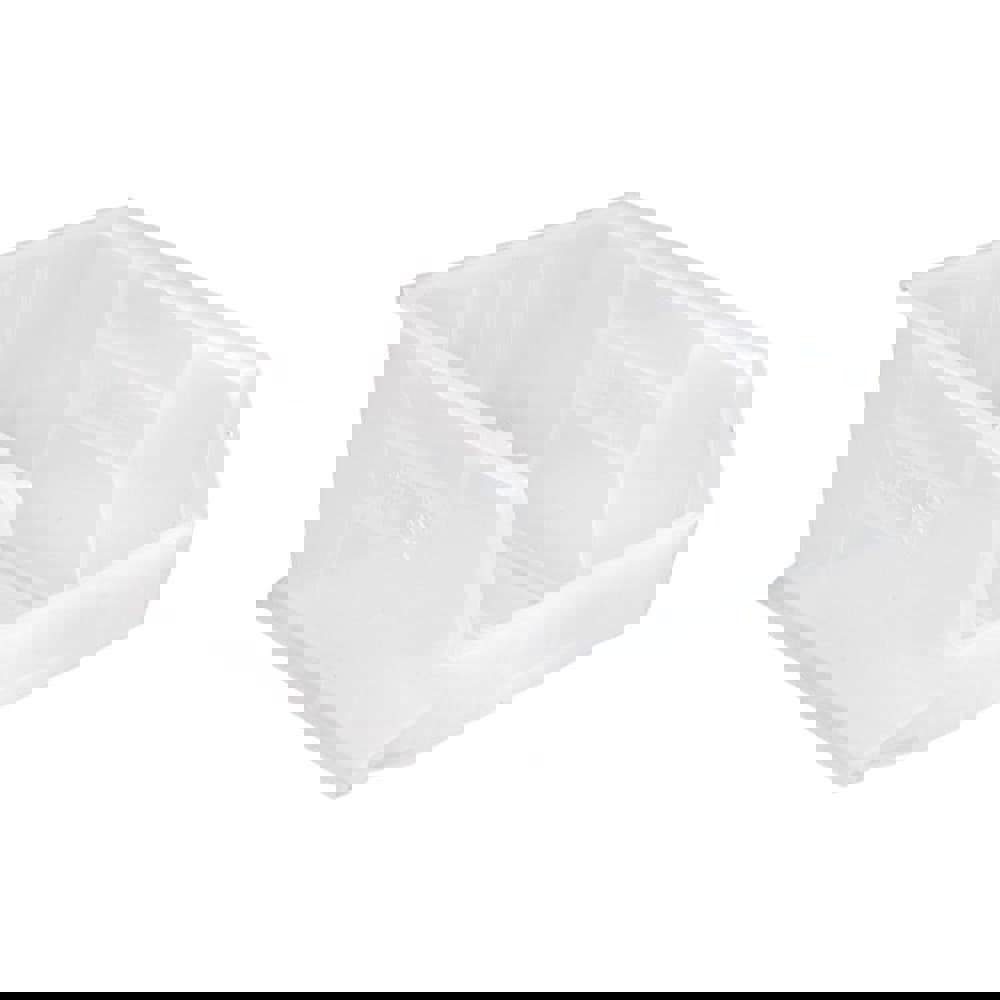 Plastic Hopper Stacking Bin: Clear