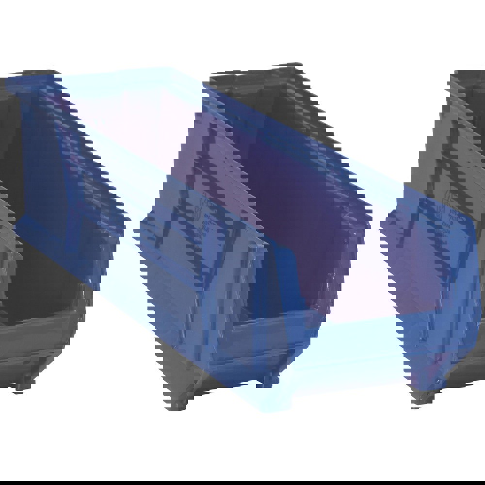 Plastic Hopper Stacking Bin: Blue