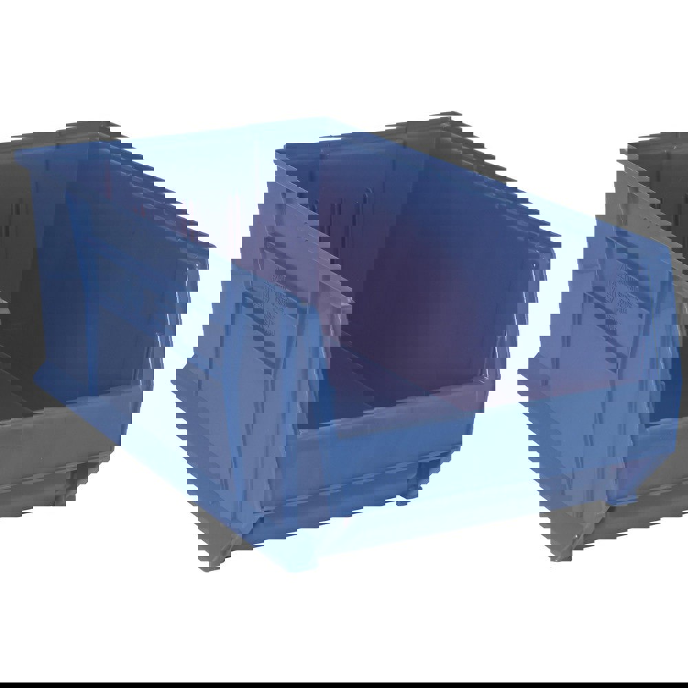 Plastic Hopper Stacking Bin: Blue