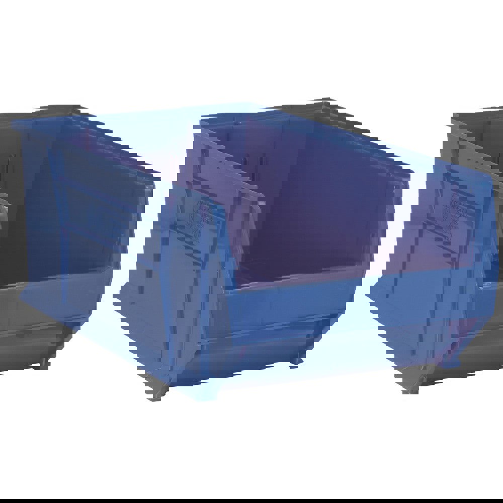 Plastic Hopper Stacking Bin: Blue