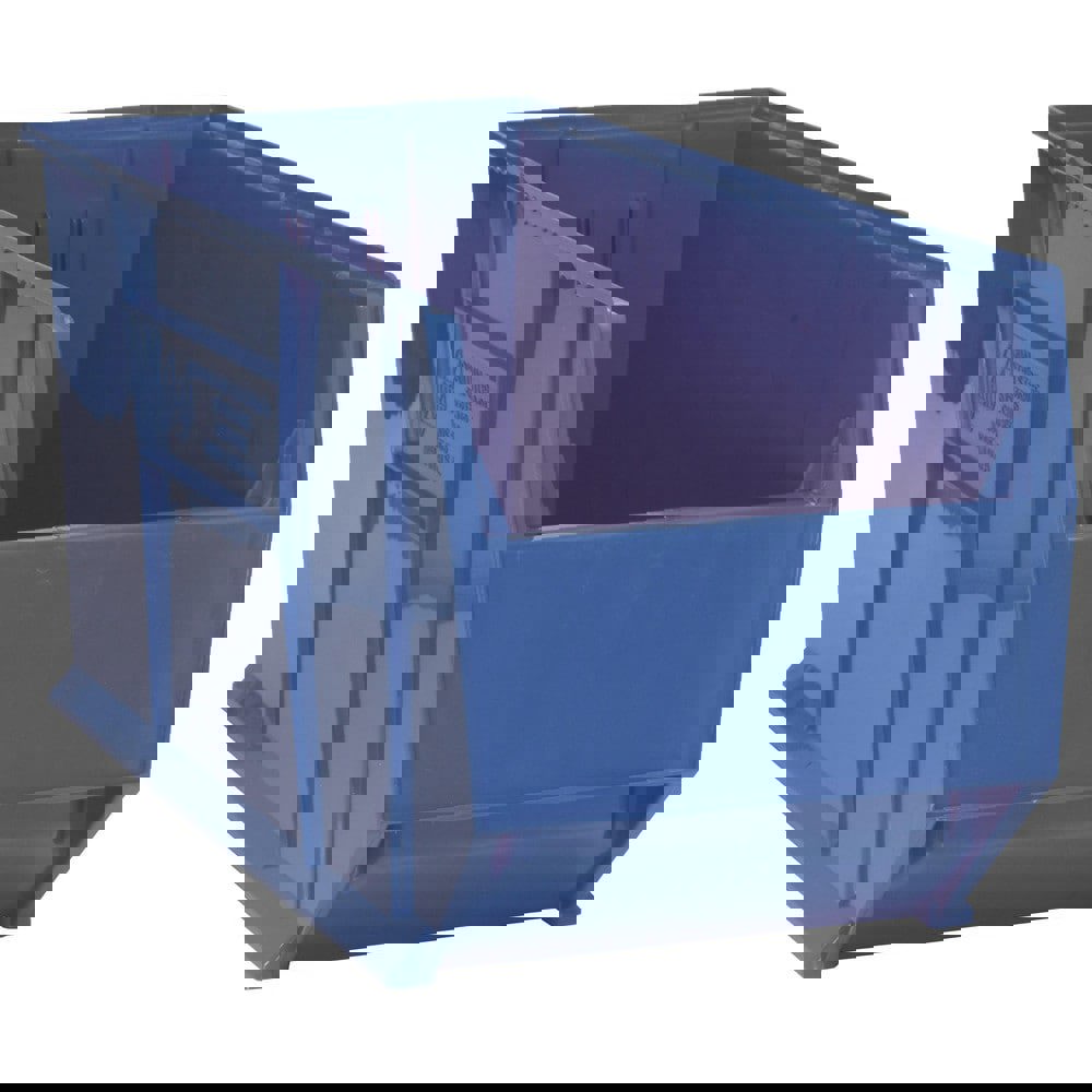 Plastic Hopper Stacking Bin: Blue