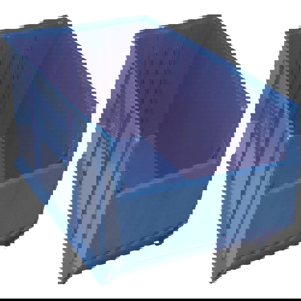 Plastic Hopper Stacking Bin: Blue