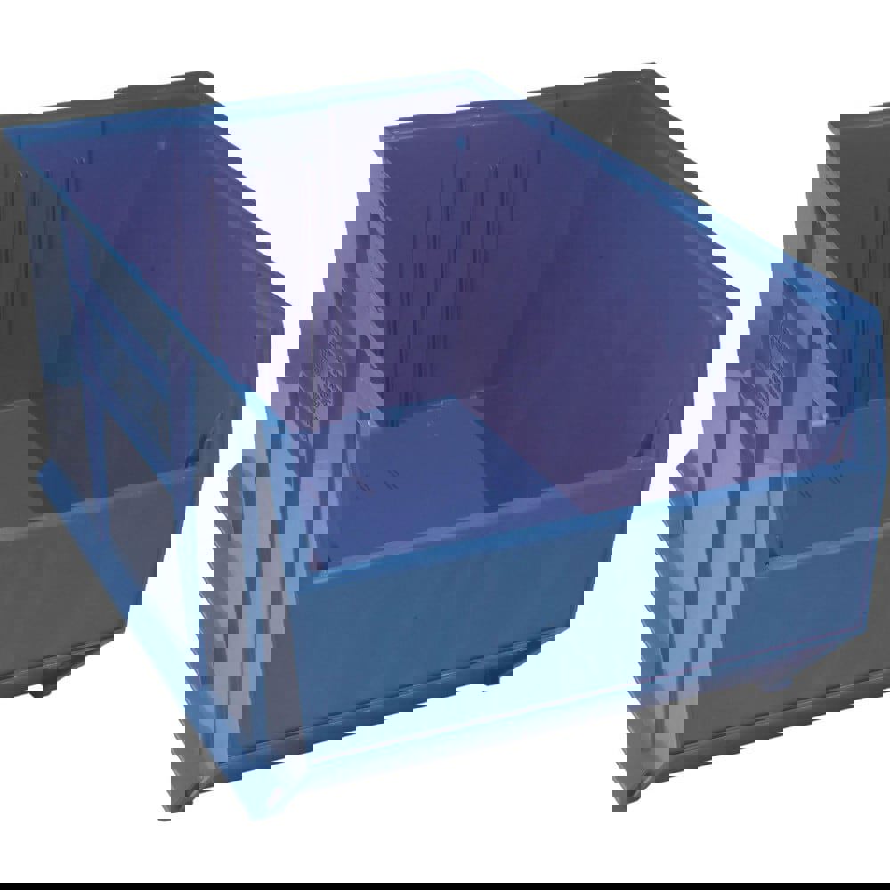 Plastic Hopper Stacking Bin: Blue