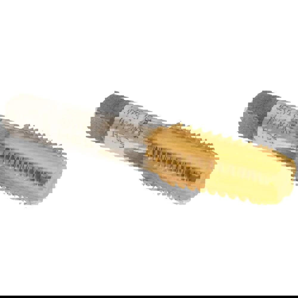 1/8-27 NPT, 5 Flutes, TiN Coated, High Speed Steel, Interrupted Thread Pipe Tap