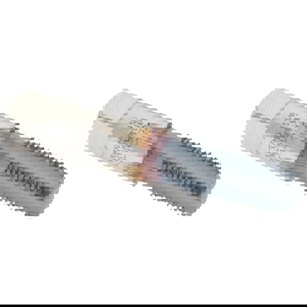 1/8-27 NPTF, 5 Flutes, TiCN Coated, High Speed Steel, Interrupted Thread Pipe Tap