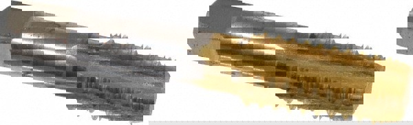 1/8-27 NPTF, 5 Flutes, TiN Coated, High Speed Steel, Interrupted Thread Pipe Tap