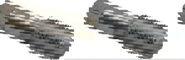 Standard Pipe Tap: 1/8-27, NPS, 4 Flutes, High Speed Steel, Chrome Finish