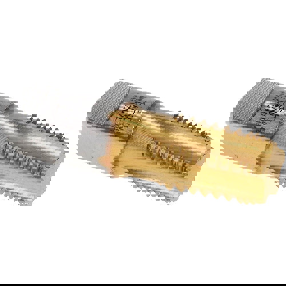 3/8-18 NPTF, 5 Flutes, TiN Coated, High Speed Steel, Interrupted Thread Pipe Tap