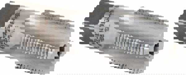 Standard Pipe Tap: 1/2-14, NPT, 4 Flutes, High Speed Steel, Chrome Finish