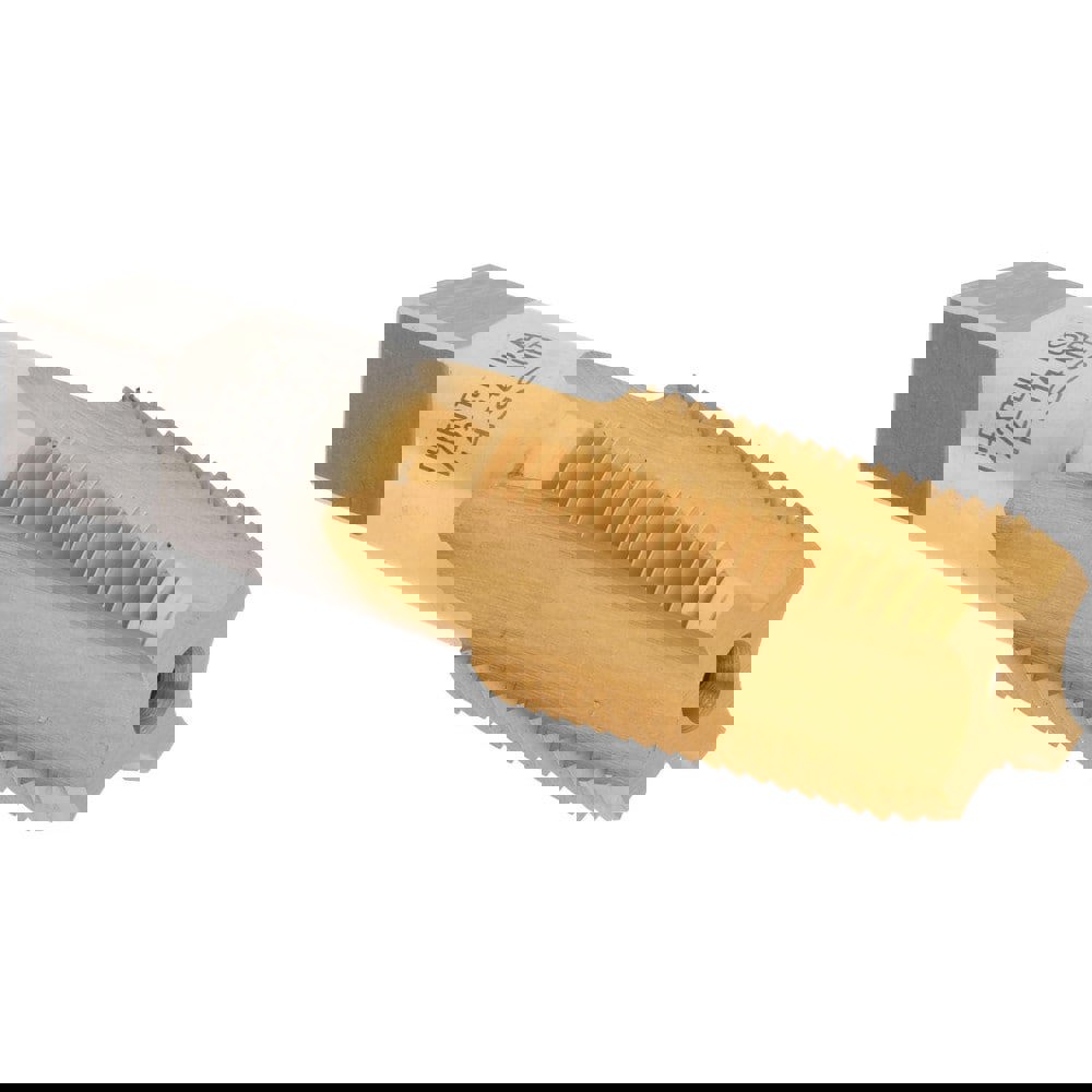 Standard Pipe Tap: 1/2-14, NPT, 4 Flutes, High Speed Steel, TiN Finish