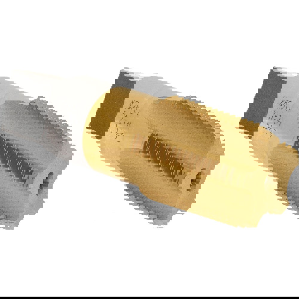 Standard Pipe Tap: 3/4-14, NPT, 5 Flutes, High Speed Steel, TiN Finish