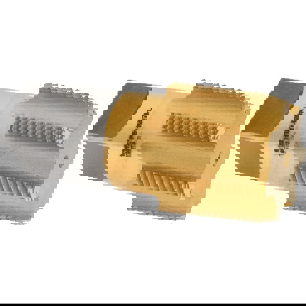 Standard Pipe Tap: 1-1/2 - 11-1/2, NPT, 7 Flutes, High Speed Steel, TiN Finish