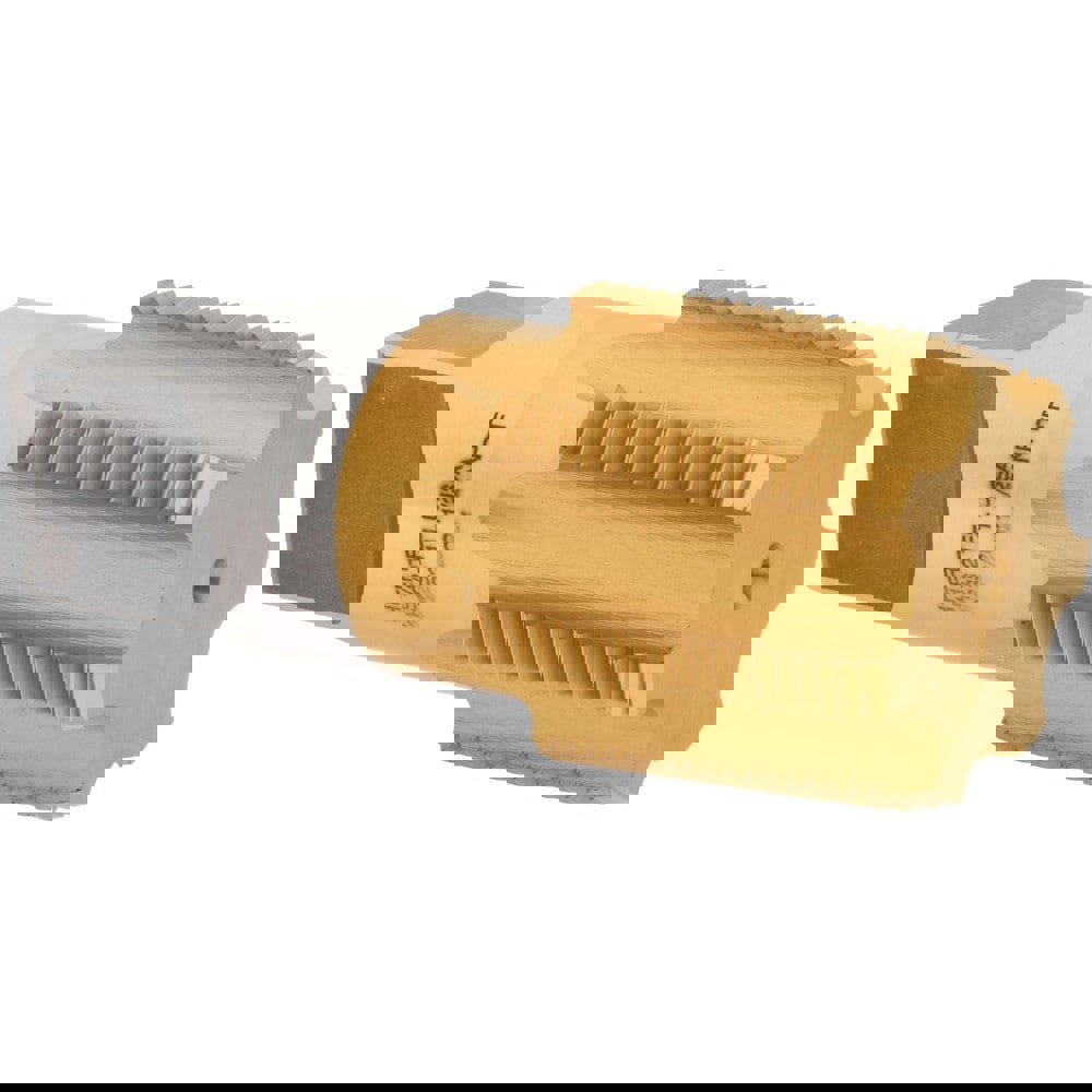 Standard Pipe Tap: 1-1/2 - 11-1/2, NPTF, 7 Flutes, High Speed Steel, TiN Finish