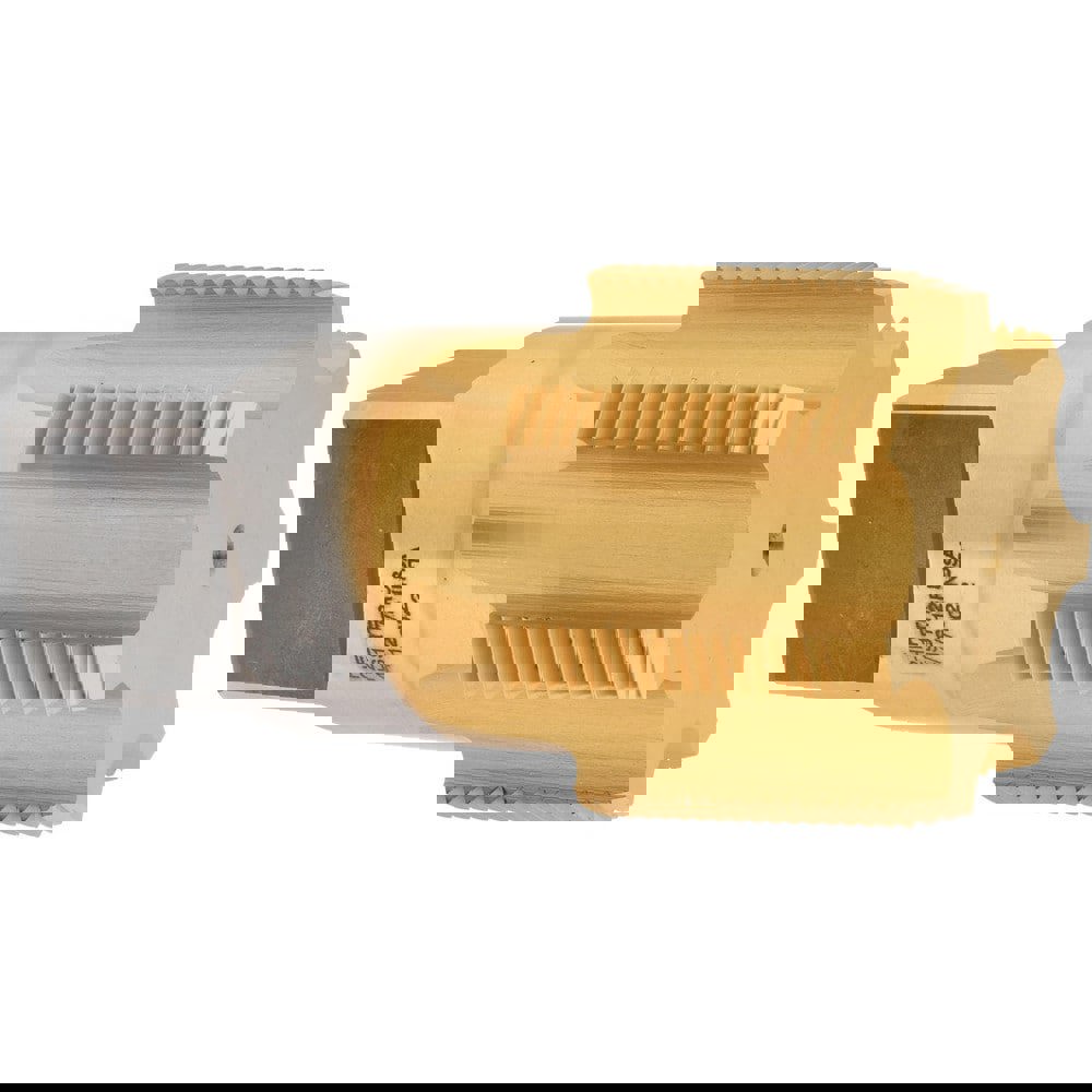 Standard Pipe Tap: 2 - 11-1/2, NPT, 7 Flutes, High Speed Steel, TiN Finish