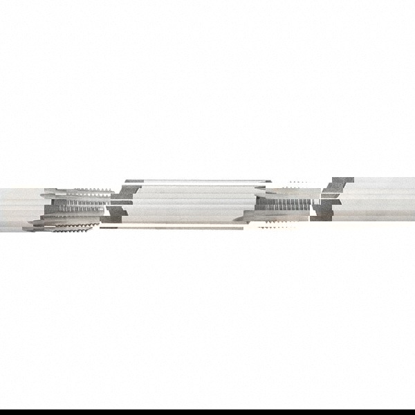 Extension Pipe Tap: 1/8-27 NPT, 4 Flutes, Plug Chamfer, High Speed Steel