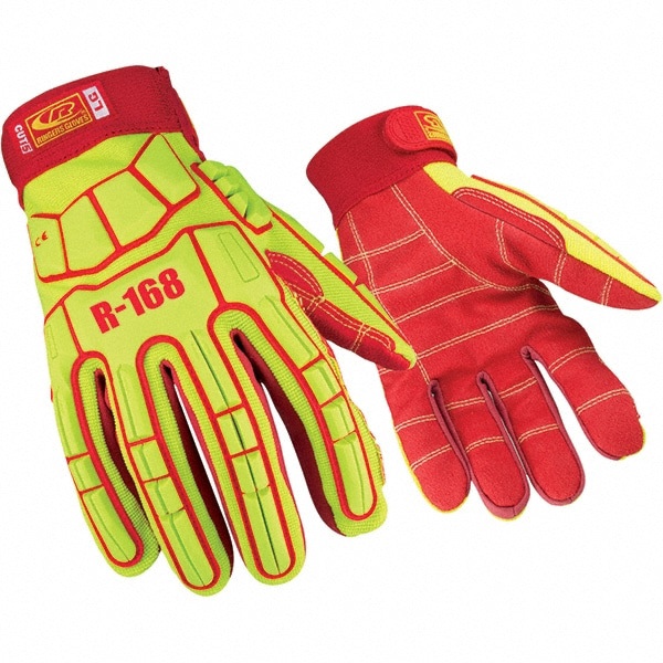 Series R168 Cut, Puncture & Abrasive-Resistant Gloves: Medium, ANSI Cut N/A, ANSI Puncture 5, Unlined Lined, Synthetic