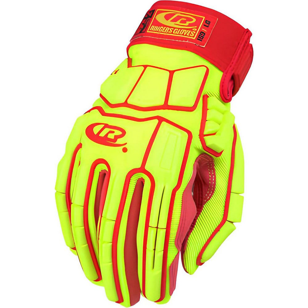 Cut-Resistant & Impact-Resistant Gloves: Size 3X-Large, ANSI Cut A5, Uncoated, Series R169