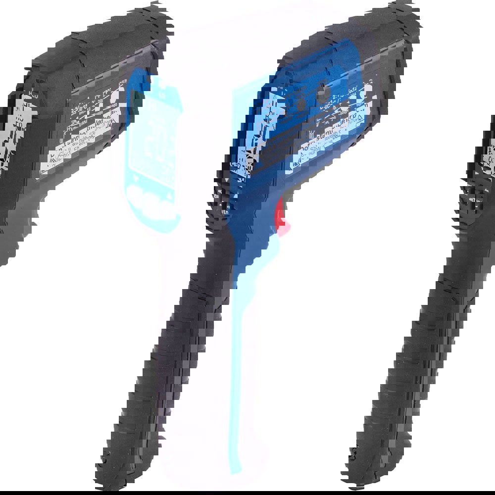 Infrared Thermometers; Display Type: Backlit LCD ; Accuracy: 320F (00C):13.60F (1.80C) or 11.8% rdg.,whichever is greater 320F (00C):13.60F+0.10F/0F (1.80C+0.10C/0C) ; Compatible Surface Type: Concrete; Dark; Dull; Light ; Battery Chemistry: Alkaline