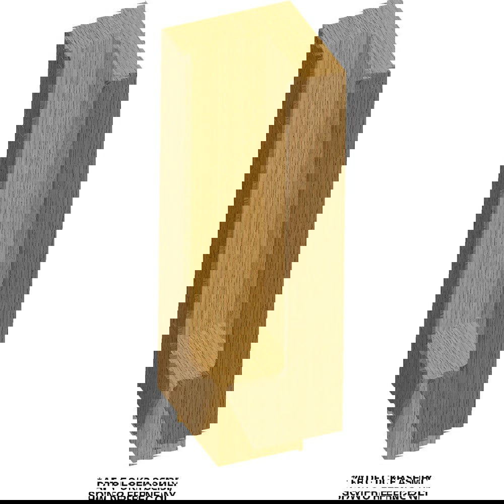 Locker Accessories; Accessory Type: Locker Accessory ; For Use With: Hallowell Recruiter-2 Wood Setback Lockers ; Material: Wood ; Color: Red Oak with Clear Finish ; Overall Depth: 24 ; Overall Height: 84in
