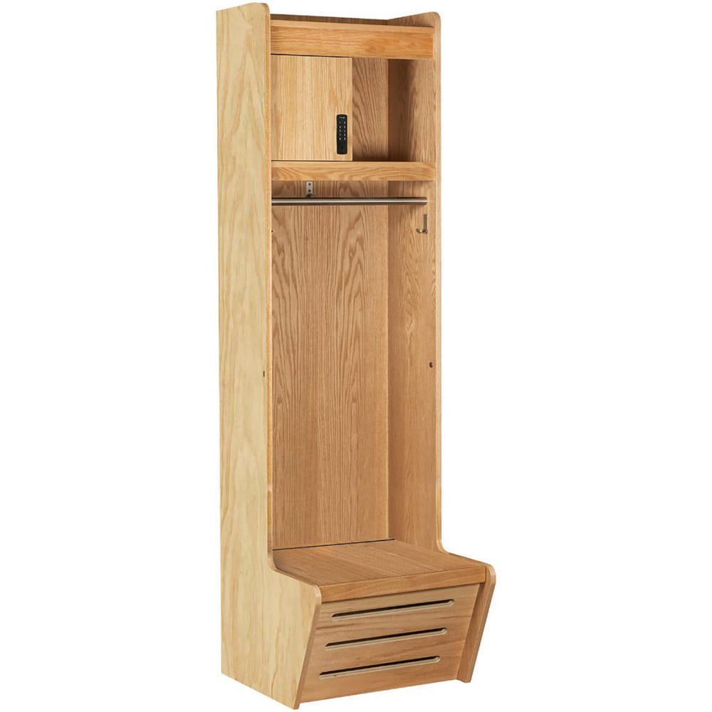 Lockers; Locker Style: Horizontal ; Locker Configuration: 1-Wide ; Assembled: Yes ; Shelf Capacity: 20 ; Handle Type: Electronic Lock Finger Pull ; Locker Material: Steel