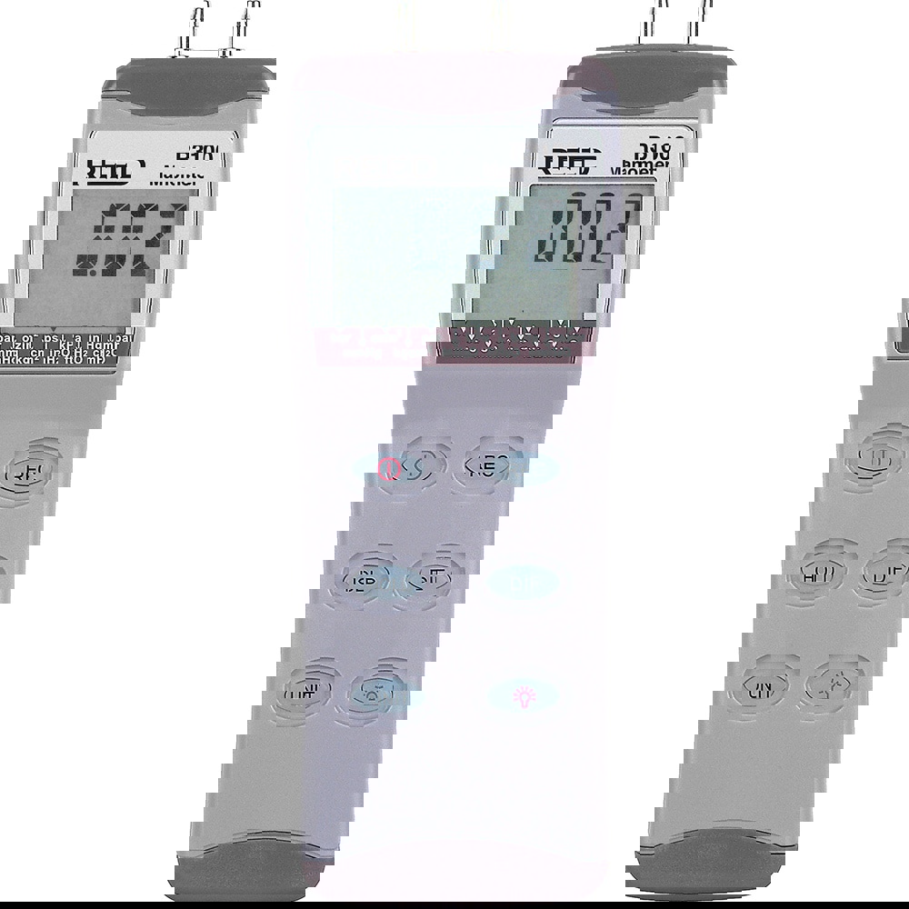 Differential Pressure Gauges & Switches; Indicating Liquid Color: Red ; Connection Size: 0.187mm ; Connection Location: Side ; Mount Type: Base ; Body Material: Plastic ; Minimum Hg: 0.2in