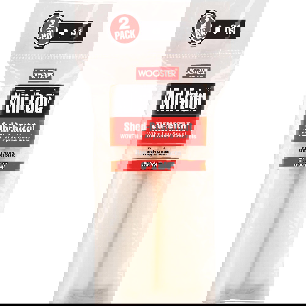 Paint Roller Covers; Product Type: Mini Roller Cover ; Material: Woven ; For Use With: R012-4, R011-4 or R024-6 Frames ; Nap Size (Inch): 3/4 ; Overall Width (Inch): 6 ; Surface Texture: Rough