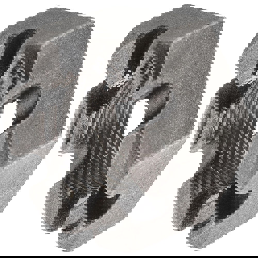 Hex Lock Nut: 1-1/8-7, Grade 2H Steel, Uncoated