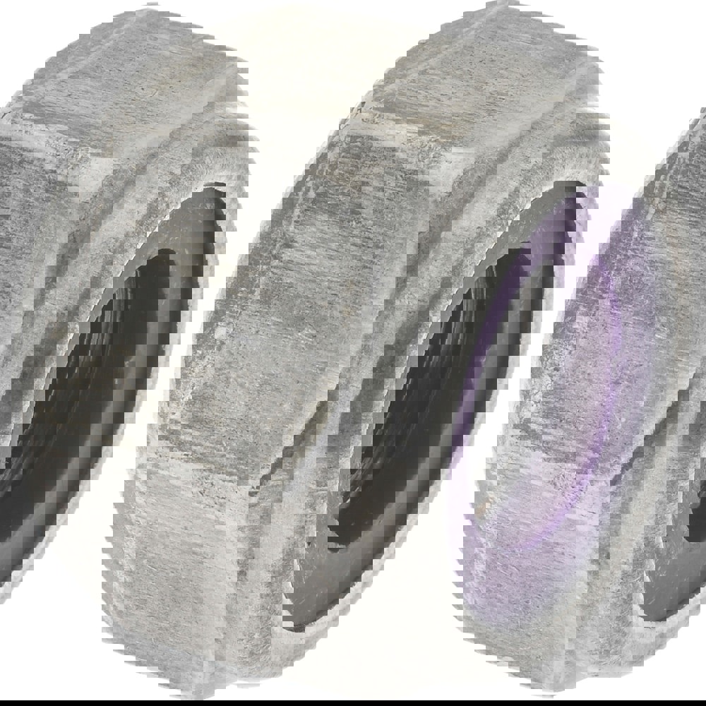 Hex Lock Nut: Insert, Nylon Insert, 3/4-10, Grade 2 Steel, Uncoated