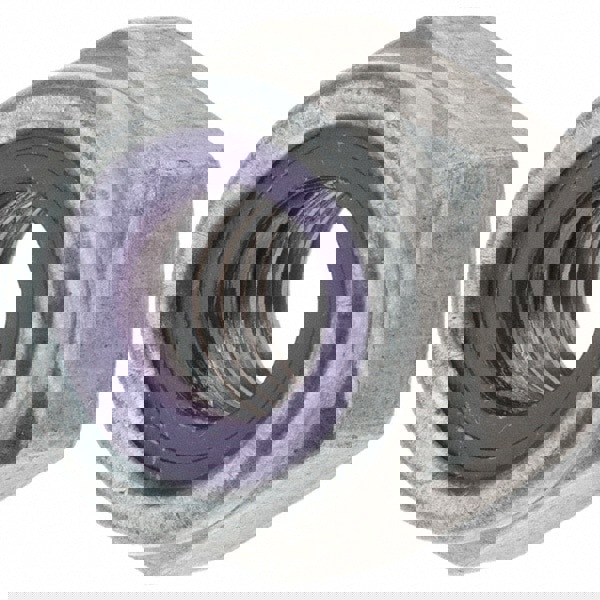 Hex Lock Nut: Insert, Nylon Insert, 5/16-18, Grade 2 Steel, Uncoated