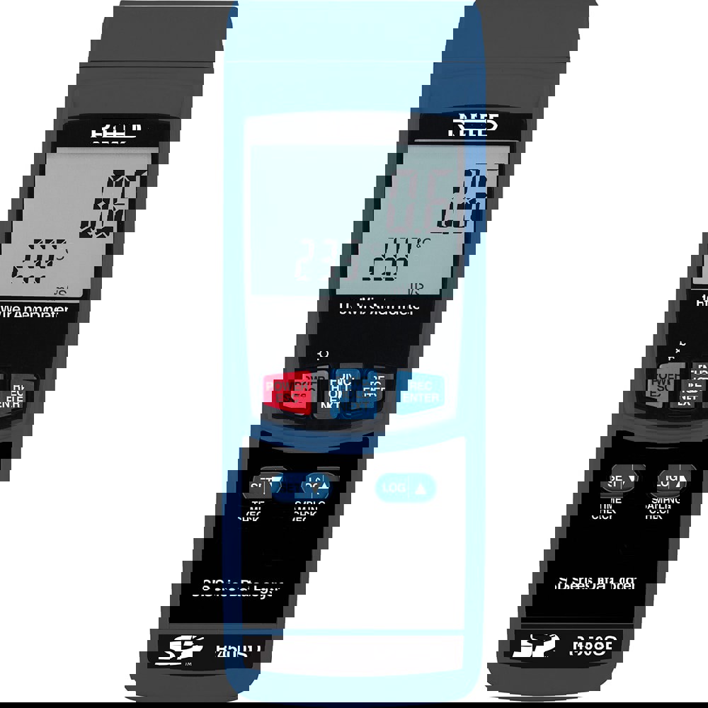 Airflow Meters & Thermo-Anemometers; Maximum Air Velocity ft/min (Feet): 4921; Min Air Velocity ft/min (Feet): 40; Min Air Velocity km/hr: 25.000; Min Air Velocity knots: 0.400; Min Air Velocity mph: 0.5000; Maximum Air Velocity km/hr: 90.0; Maximum Air V