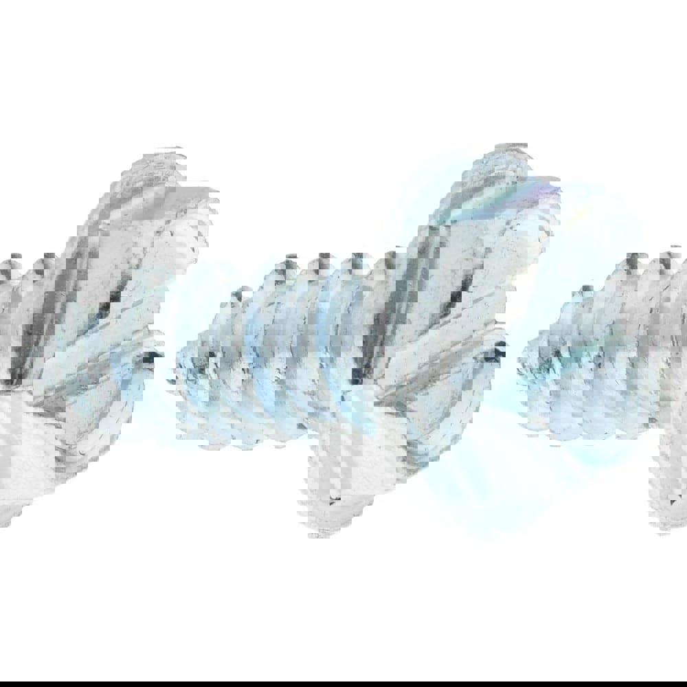 Sheet Metal Screw: #12, Hex Washer Head, Slotted Drive, 5/8